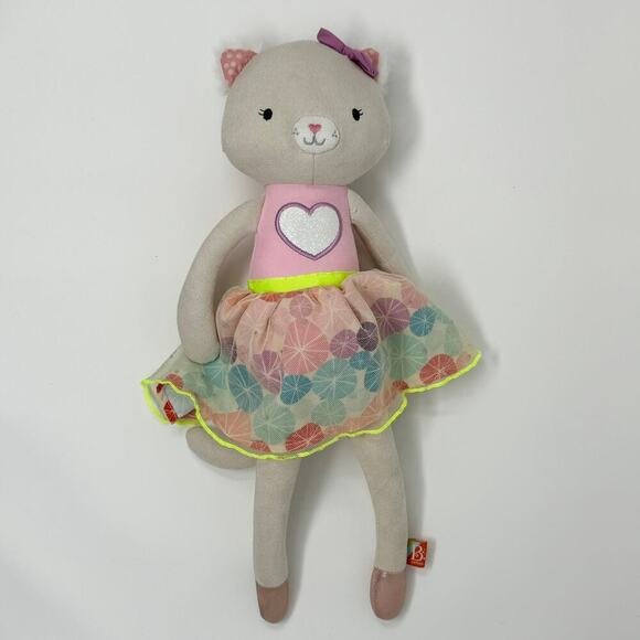 B Softies Cali Cat Tippy Toes Ballerina Dancer Kitty Plush Stuffed Animal Toy - Picture 12 of 14